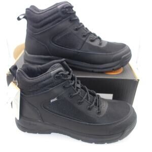 NEW Bogs Boots  Men's 12 Shale Waterproof Glacial Grip Black 72770